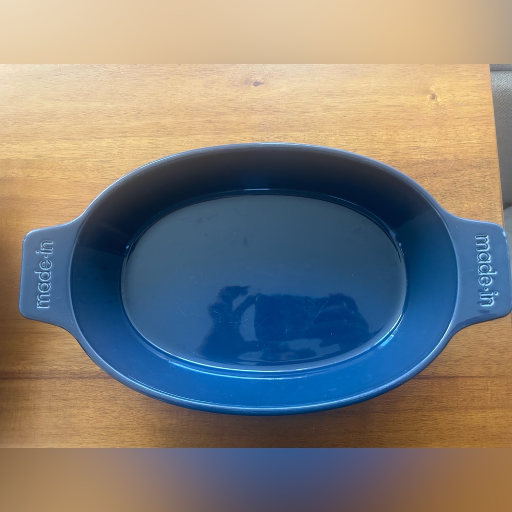 Made In Teal 10x6.6 Oval Baking Dish
